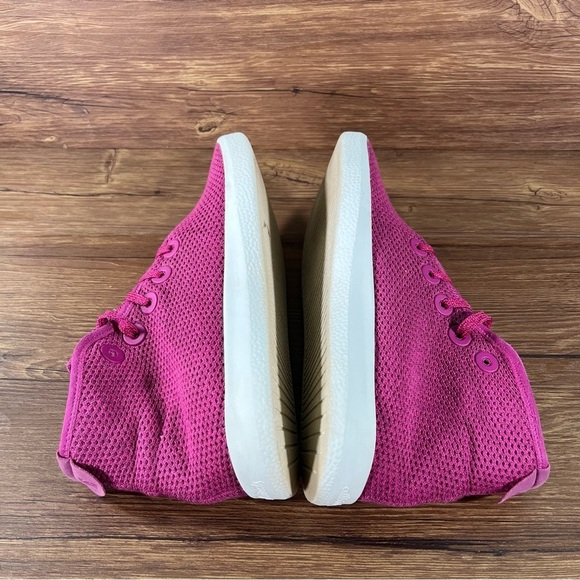 Allbirds Tree Toppers Pink High Top Sneakers Women’s Size 9 Lace Up Shoes - Picture 3 of 11
